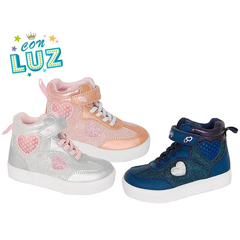 Botas niña con luces