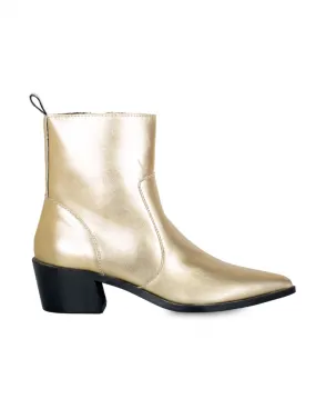 Botines Camperos Dorados