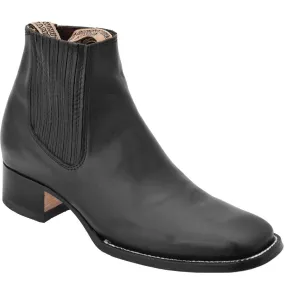 Botines Charros Punta Cuadrada White Diamonds WD-746