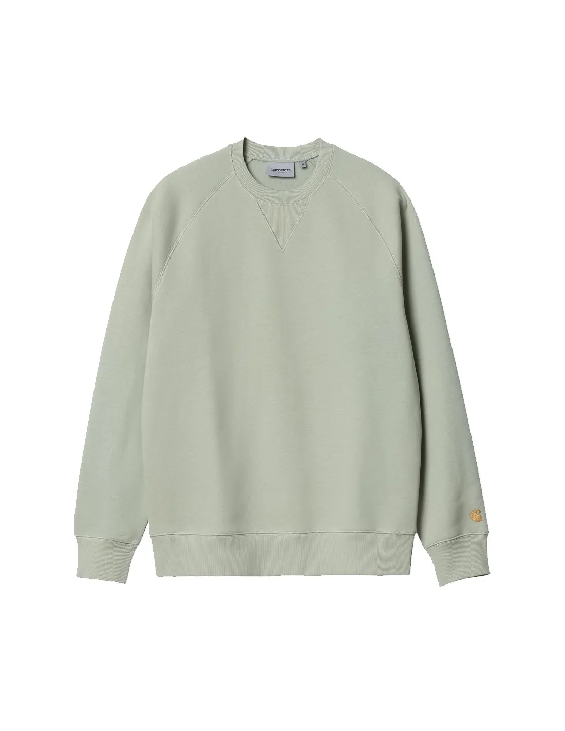 CARHARTT WIP CHASE SWEAT AGAVE/GOLD