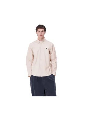 CARHARTT WIP L/S MADISON SHIRT MOONBEAM/BLACK