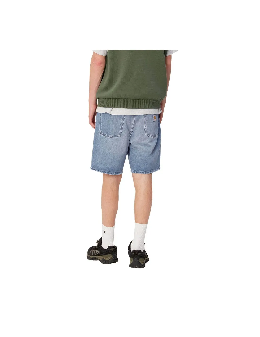 CARHARTT WIP NEWEL SHORT BLUE LIGHT USED WASH