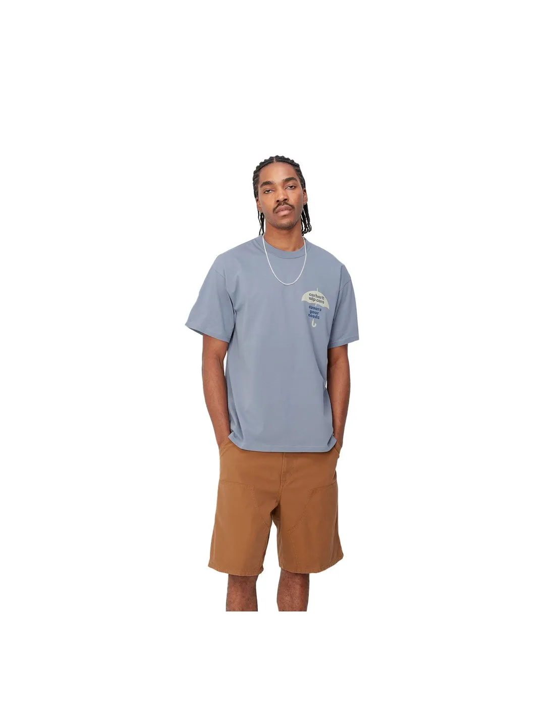 CARHARTT WIP S/S COVERS BAY BLUE