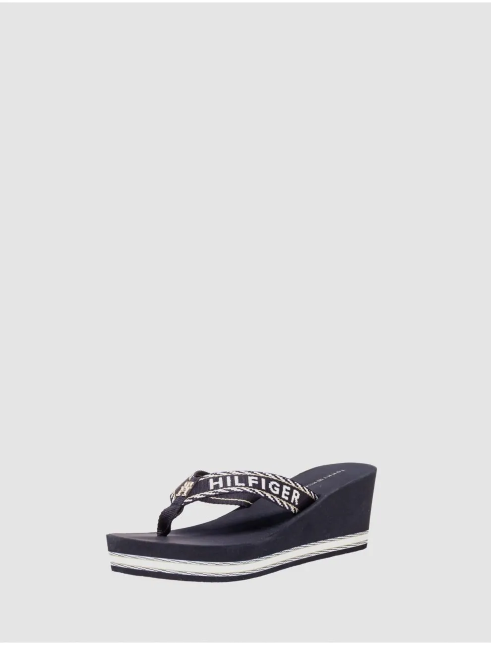 Chancla Tommy Hilfiger Tommy Webbing H Wedgw Sandal Marino