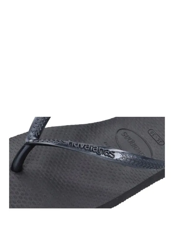 Chanclas sandalias playa HAVAIANAS slim negro