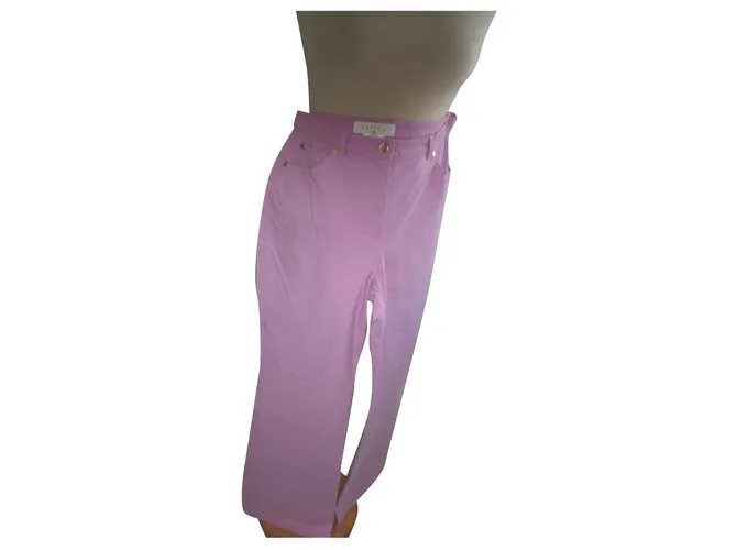 Escada Pantalones, polainas Rosa 