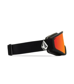 Gafa de ventisca VOLCOM Attunga Matte Black_+bl Yellow - Red chrome