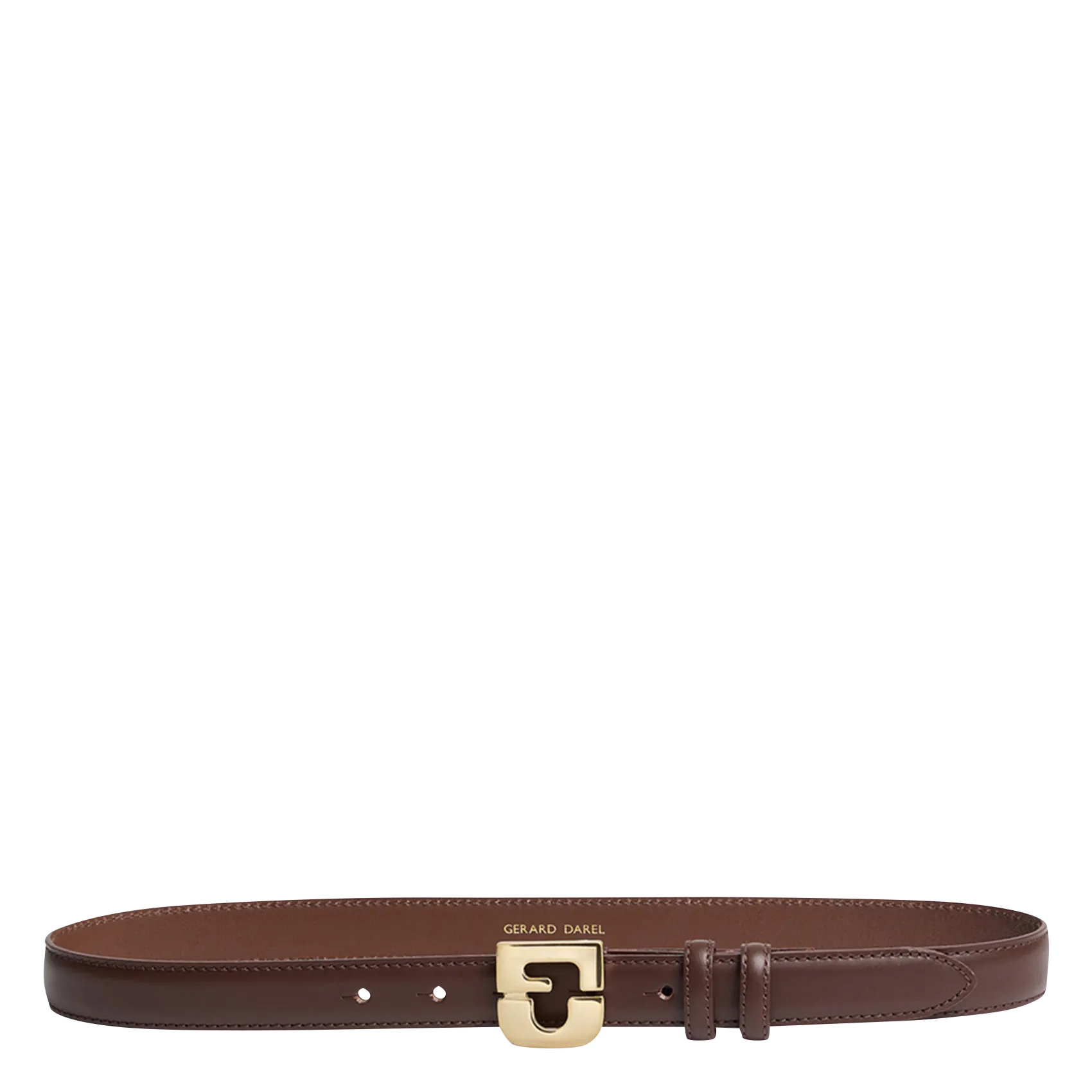 GERARD DAREL LE LAUREN - - 100 piel,- Hebilla con forma de joya,- Longitud: 3,4 cm.- Hecho en Italia. en marron