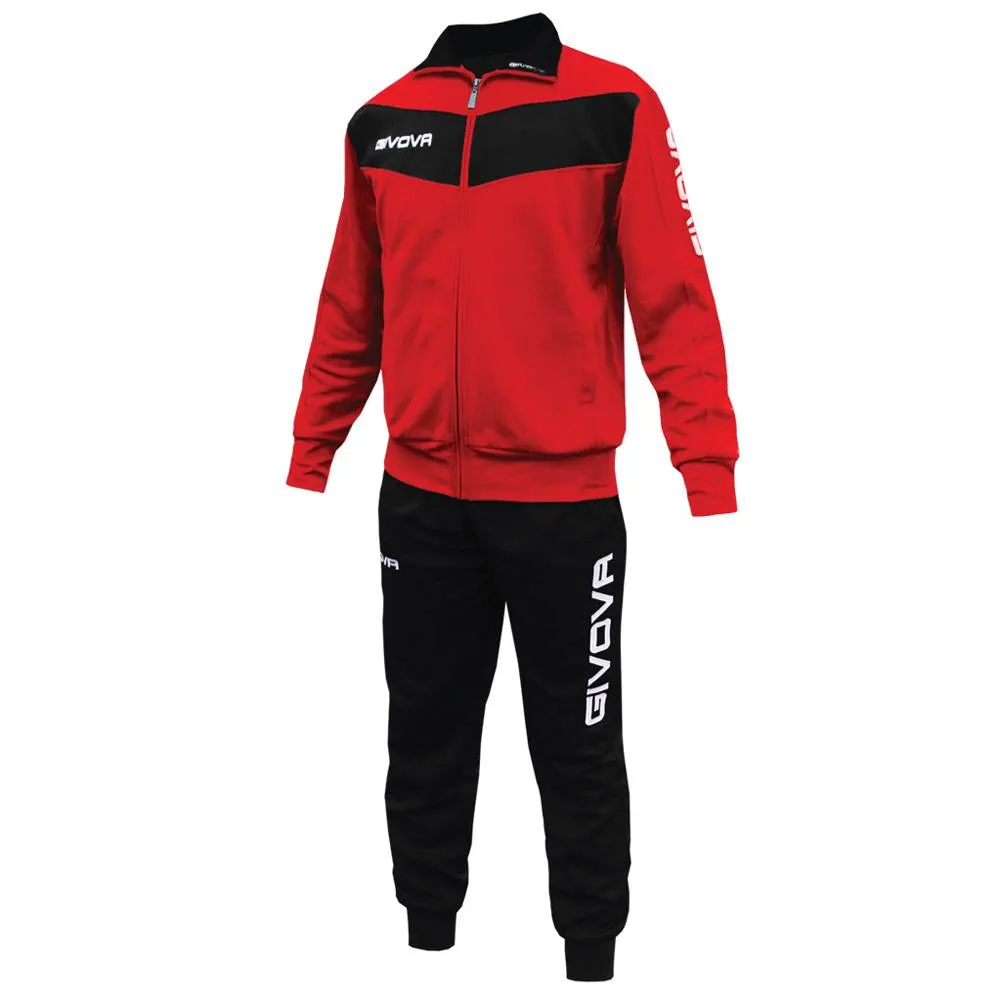 Givova Tuta Visa Chándal rojo / negro