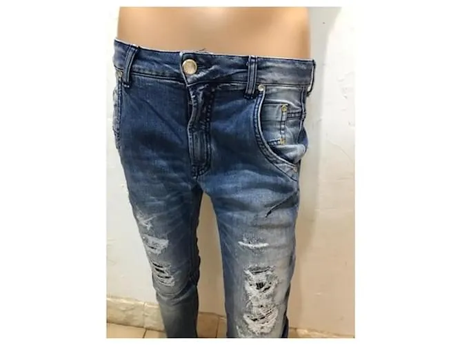 Impérial Pantalones Azul 