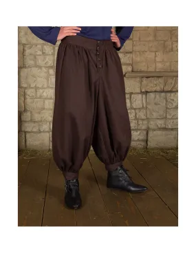 Pantalones anchos modelo Ataman - marrón