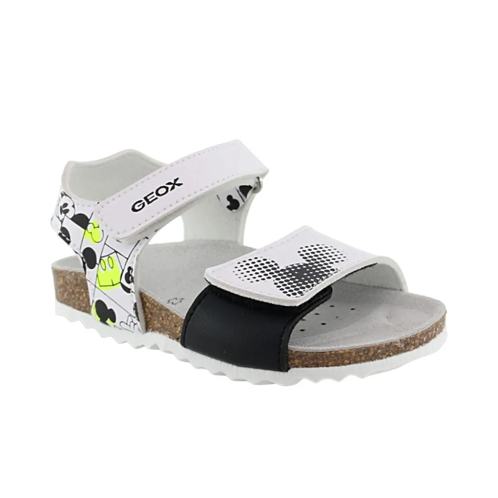 Sandalias Geox Chalky Mickey Blanco