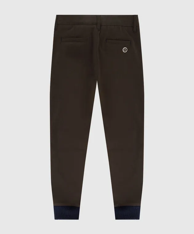 Stefano Ricci Kids joggers with metal logo