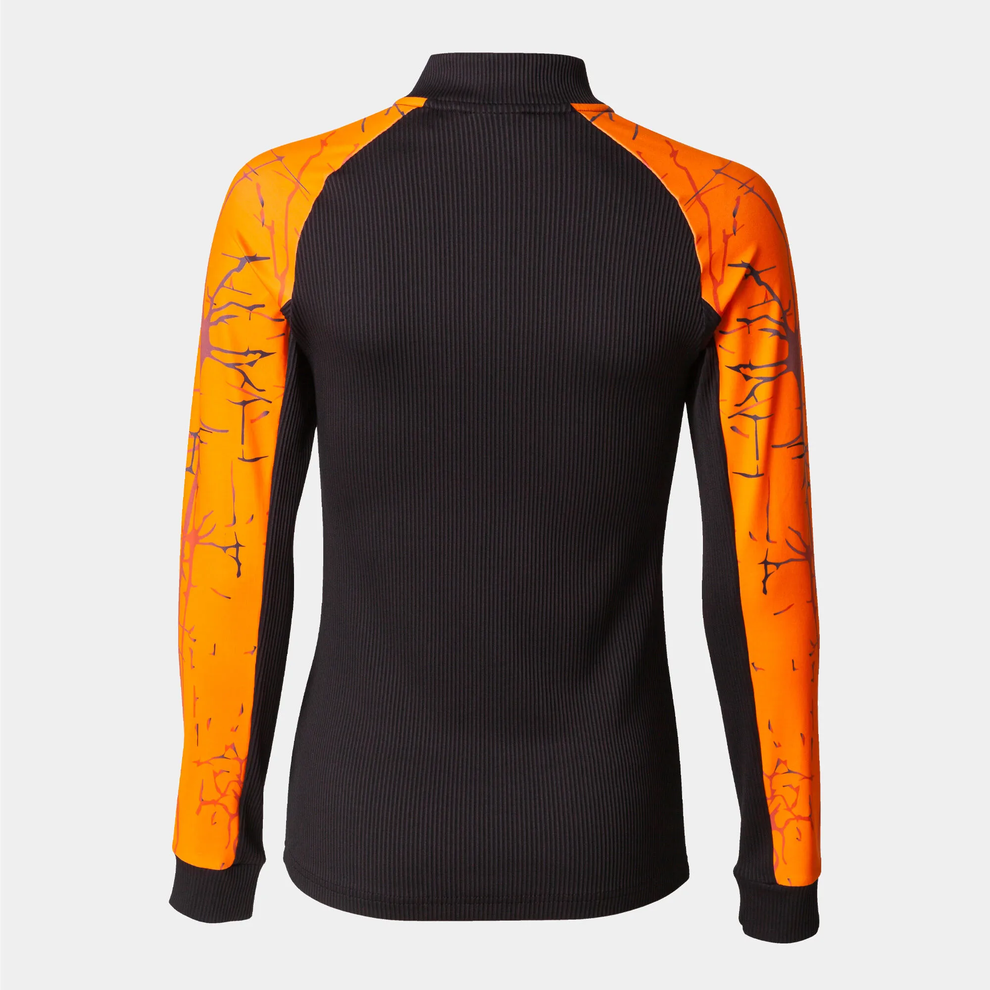 Sudadera mujer Elite IX negro naranja