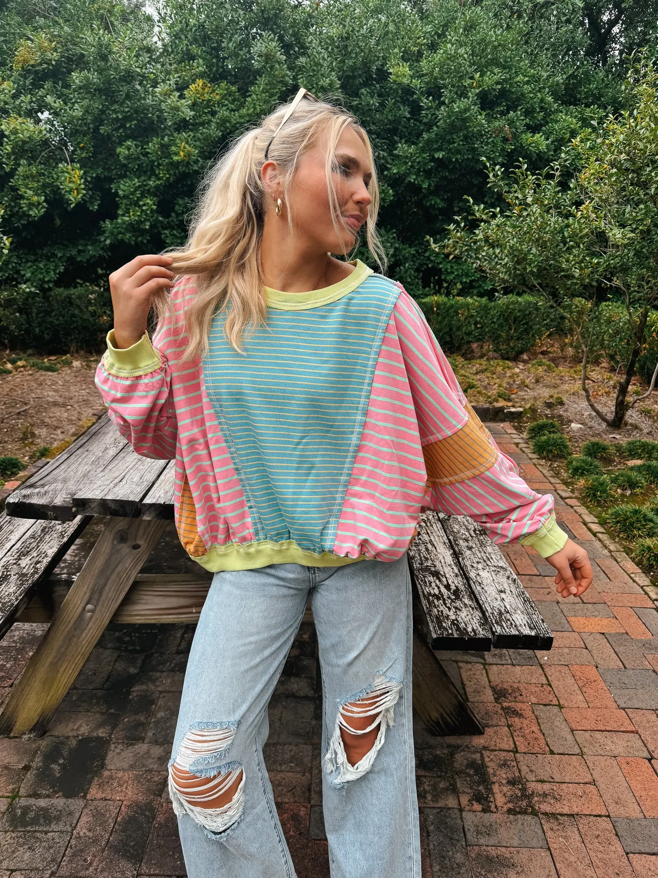Sweet Treat Stripe Top-