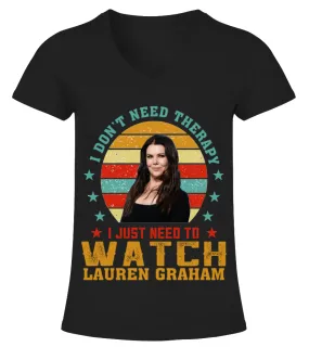 TO WATCH LAUREN GRAHAM Camiseta cuello pico Mujer