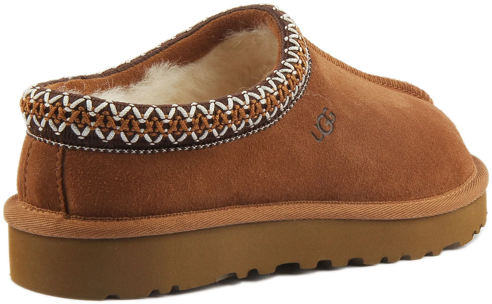 Ugg Tasman Zapatillas de exterior de ante trenzado para mujer en negro