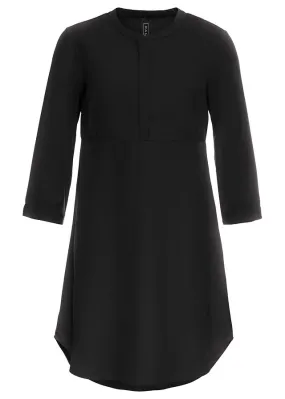 Vestido camisero Negro